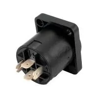 NEUTRIK NL4MPXX Разъем панельный SpeakOn, 4-х контактный, квадратный фланец
