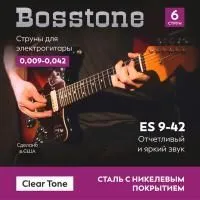 Bosstone ES 9-42 Набор струны для 6-струнной электрогитары, калибр 9-42