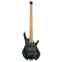 CORT Space4-WBAG-SDG Бас-гитара 4-струнная в чехле, 24 лада, цвет зелёный космос