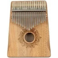 BEE EK06 Калимба 17 язычков, красное дерево, гравировка ЛАВАНДА, аксессуары в комплекте