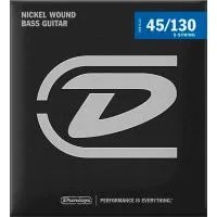 Dunlop DBN45130 Комплект струн для 5-струнной бас-гитары, никель, Medium, 45-130