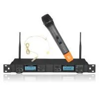 DVON LX-7070U (HSH) Радиосистема UHF, 1 головной микрофон, 1 ручной микрофон