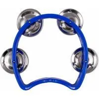 FLIGHT FTHP-4 BL Тамбурин без мембраны, 4 пары джинглов, цвет синий