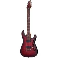 SCHECTER DEMON-7 CRB Электрогитара, 7 струн, цвет багрово-красный берст