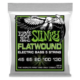 Ernie Ball 2816 набор струн для 5-струнной бас-гитары, размер 45-130