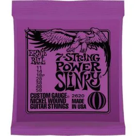 Набор струн для 7-струнной электрогитары Ernie Ball 2620