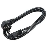 GoPower 00-00024056 Шнур питания евровилка CEE 7/7-IEC 320 C5 1.8м ПВХ, 0.75мм, черный
