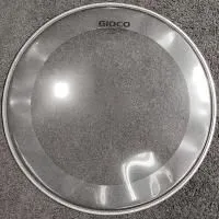 Gioco UBD18EQ4 Пластик для бас барабана 18", однослойный, прозрачный, с демпферным кольцом