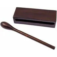 YUKA HPMSWB-18 Тон-блок (вуд-блок) ручной, натуральное дерево, палочка в комплекте