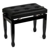 Rin HY-PJ014-GLOSS-BLACK Банкетка, черный/черный, кожзам