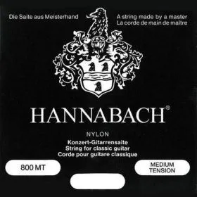 Набор струн для 6-струнной классической гитары Hannabach 800MT