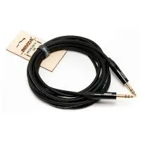 SHNOOR MC226-JSJS-B-5m Шнур балансный JACK 1/4"(stereo) ⇔ JACK 1/4"(stereo), 5 метров, чёрный