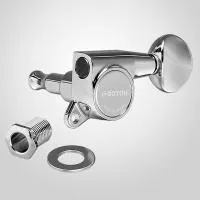 Gotoh SG381-20-C-(L3+R3) Комплект колков (3+3), хром, большая ручка
