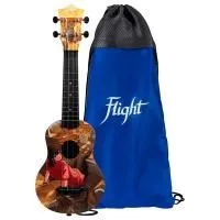 Flight ULTRA S-42 Chill Укулеле сопрано, поликарбонат с рисунком в стиле аниме, рюкзак в комплекте