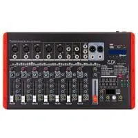 ZTX audio Mix 5.2.Fx Микшерный пульт 5mono, 2stereo каналы с MP3/SD/DSP/BT