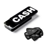 Dunlop JCPT04H Johnny Cash Bold  Набор из 6-ти медиаторов в металлическом боксе, толстые