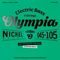 Olympia PF-B45105 Набор струн для 4-струнной бас-гитары Nickel Wound, размер 45-105