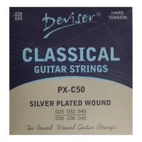 DEVISER PX-C50 Набор струн для 6-струнной классической гитары, сильное натяжение, нейлон