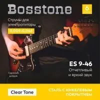 Bosstone ES 9-46 Набор струны для 6-струнной электрогитары, калибр 9-46