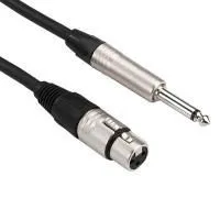True magic TLC051 1.5M Шнур микрофонный JACK 1/4" (mono) ⇔ XLR (female), 1.5 метра, черный
