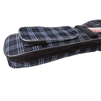 FORCE DLX-A (1361) Чехол для акустической гитары 41", утеплённый, рисунок СИНЯЯ КЛЕТКА