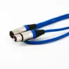 True magic TLC 3M/BL Шнур микрофонный XLR (F) ⇔ XLR (M), 3 метра, синий