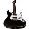 JET JS-500 BLS Электрогитара, Stratocaster, 24 лада, HH Alnico, черный с блестками