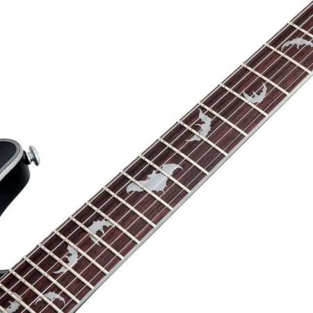 SCHECTER DAMIEN PLATINUM-6 SBK Электрогитара, 6 струн, HH, матовая чёрная