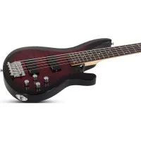 SCHECTER C-5 PLUS STCB Бас-гитара, 5 струн, 24 лада, цвет See Thru Cherry Burst 