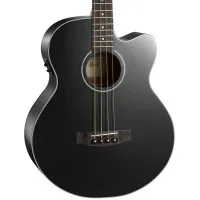 Cort AB850F BK W_BAG Электроакустическая бас-гитара с чехлом, цвет чёрный