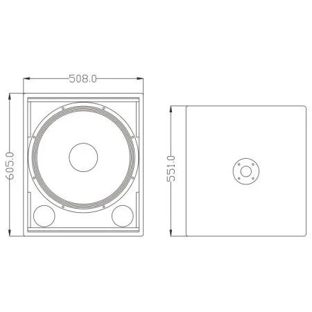 FDB Audio FT118BII Сабвуфер пассивный, 35Гц - 200 Гц, 400 Вт (RMS), 8 ohms
