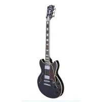 D'Angelico Premier Mini DC BF Электрогитара полуакустическая, 6 струн, цвет чёрный матовый