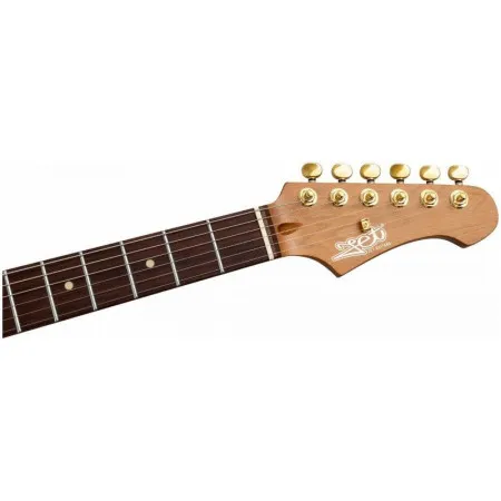 JET JS-480 VI G Электрогитара, Stratocaster, цвет фиолетовый металлик, золотая фурнитура