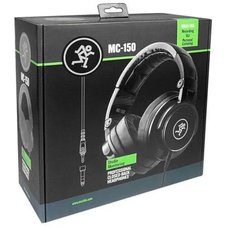 MACKIE MC-150 Наушники мониторные закрытого типа, 33 Ом