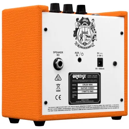 ORANGE Crush MINI Комбоусилитель гитарный, 3 Вт, оранжевый