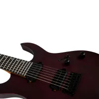 SPIRA S-407 MWR Электрогитара 7-струнная, Superstrat, HH, цвет матовый красное вино