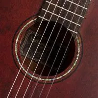 LA MANCHA Marble-N-SCR Гитара классическая, размер 4/4, цвет Screwed Crimson