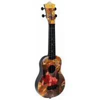 Flight ULTRA S-42 Chill Укулеле сопрано, поликарбонат с рисунком в стиле аниме, рюкзак в комплекте