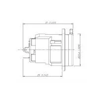 Разъем NEUTRIK NJ3FP6C