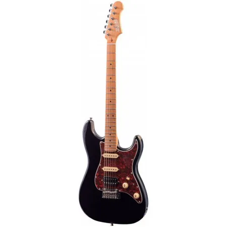 JET JS-400 BK Электрогитара, Stratocaster, HSS Ceramic, цвет черный