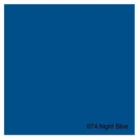 ROSCO SUPERGEL №074 Night Blue - Светофильтр пленочный цвет  ROSCO SUPERGEL №074 Night Blue - Светофильтр пленочный цвет