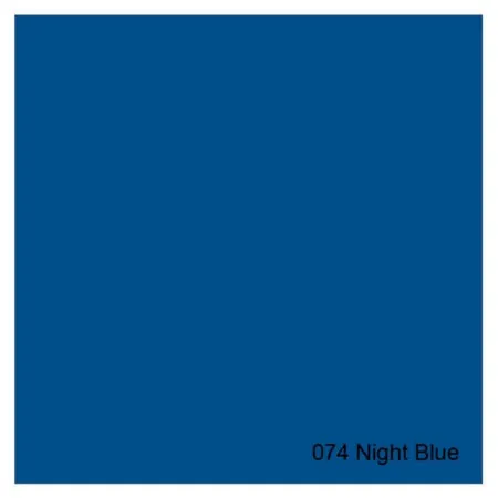 ROSCO SUPERGEL №074 Night Blue - Светофильтр пленочный цвет 