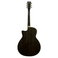 Suolun S-100GAC TAG BK Гитара трансакустическая 41" Grand Auditorium, цвет чёрный, с чехлом