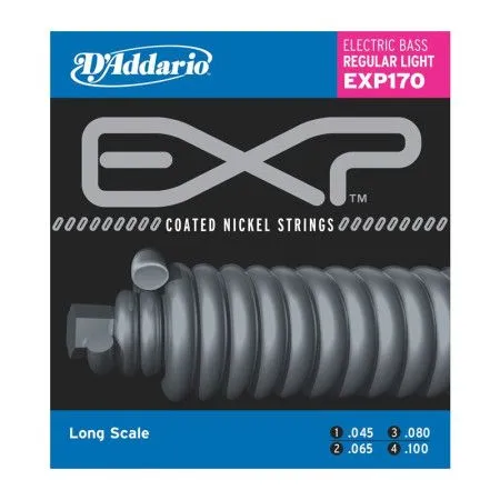 Набор струн для 4-струнной бас-гитары D`ADDARIO EXP170