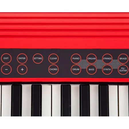 Roland GO:KEYS GO-61K Синтезатор, 61 клавиша, красный