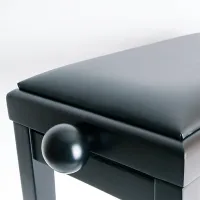 Rin HY-PJ018A-MATT-BLACK Банкетка, черный/черный матовый