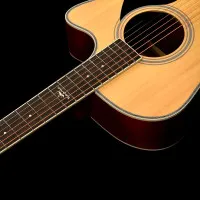 KEPMA A1CE Natural Гитара электроакустическая Grand Auditorium, цвет натуральный глянцевый