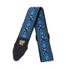 Ernie Ball 4097 Indigo Orchid Jacquard гитарный ремень, полипропилен, кожаные нашивки