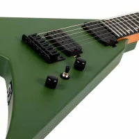 SPIRA V-400 MGR Электрогитара, Flying v, 6 струн, цвет матовый зеленый