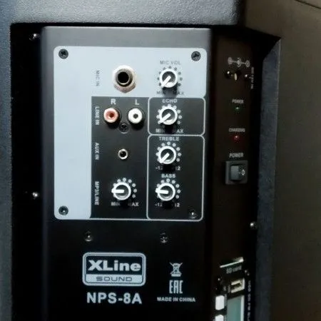 Xline NPS-8A Акустическая система активная с АКБ, 30 Вт, USB/SD/Bluetooth/FM
